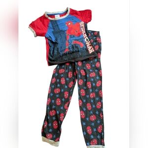 Spiderman Kids Pajama Set - Red and Black